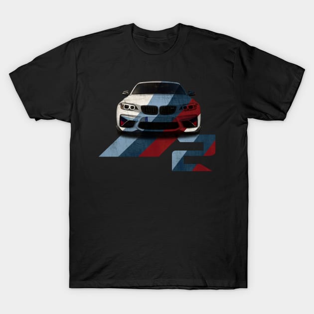 M2 F87 for BIMMERS T-Shirt by iConicMachines